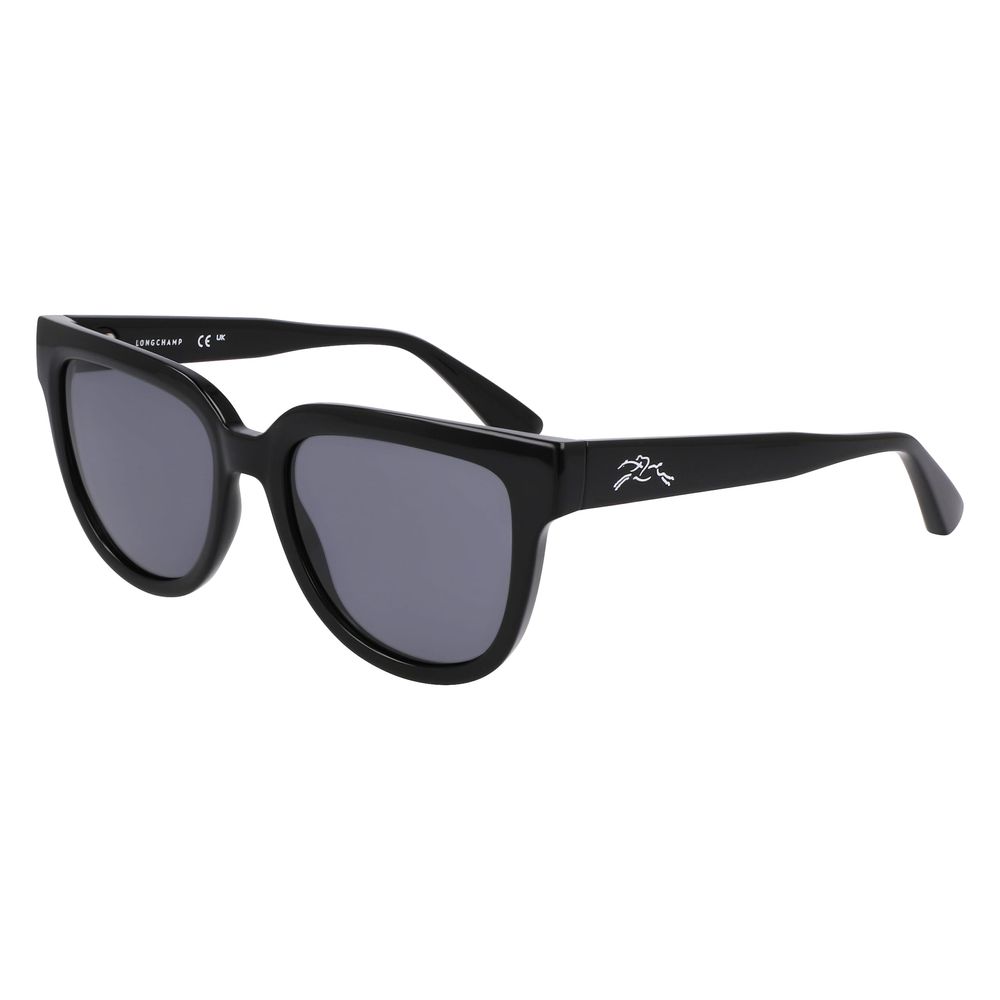 Lunettes de soleil Longchamp noires injectées