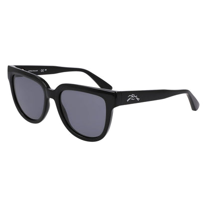 Lunettes de soleil Longchamp noires injectées