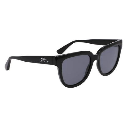 Lunettes de soleil Longchamp noires injectées