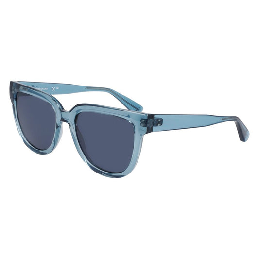 Lunettes de soleil Longchamp bleues injectées