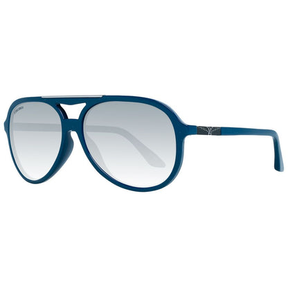 Lunettes de soleil Longines en plastique bleu