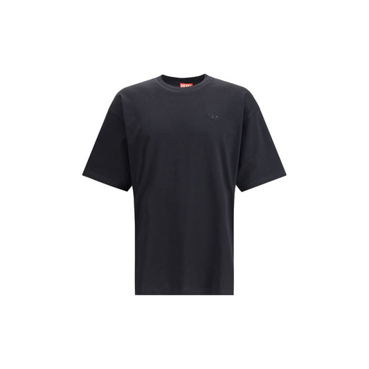 T-shirt en coton noir Diesel
