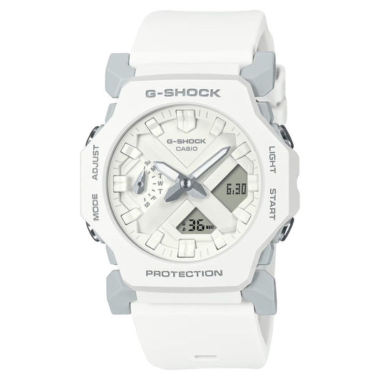 Montre sport Casio en résine blanche