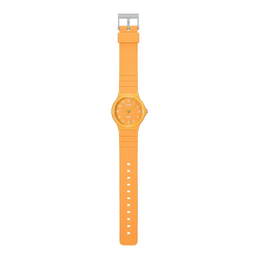 Montre sport Casio en résine orange