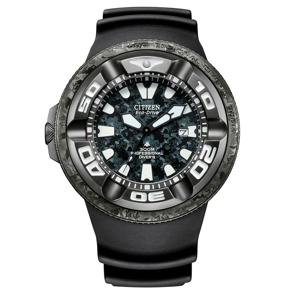 Montre de sport Citizen en caoutchouc noir