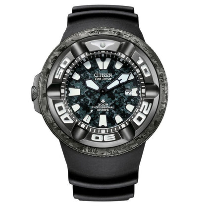Montre de sport Citizen en caoutchouc noir