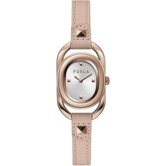Montre habillée en cuir multicolore Furla