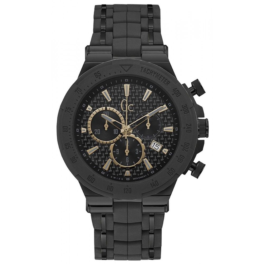 Montre sport GC en acier inoxydable noir