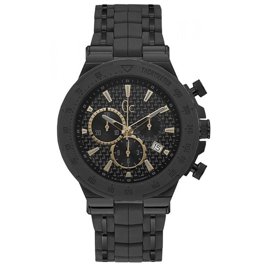 Montre sport GC en acier inoxydable noir