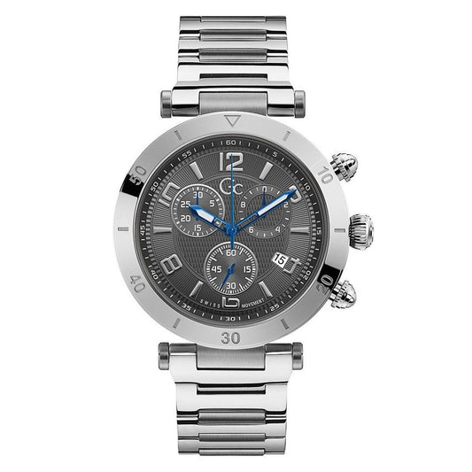 Montre habillée GC en acier inoxydable gris