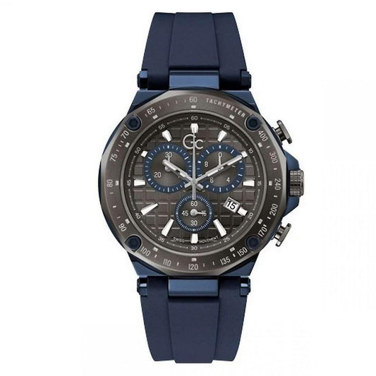 Montre de sport synthétique GC bleue