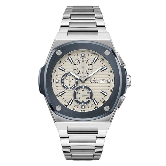 Montre habillée GC en acier inoxydable gris