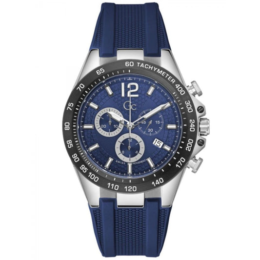 Montre de sport synthétique GC bleue