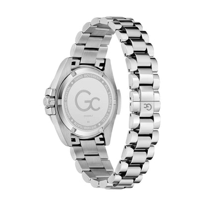 Montre habillée GC en acier inoxydable gris