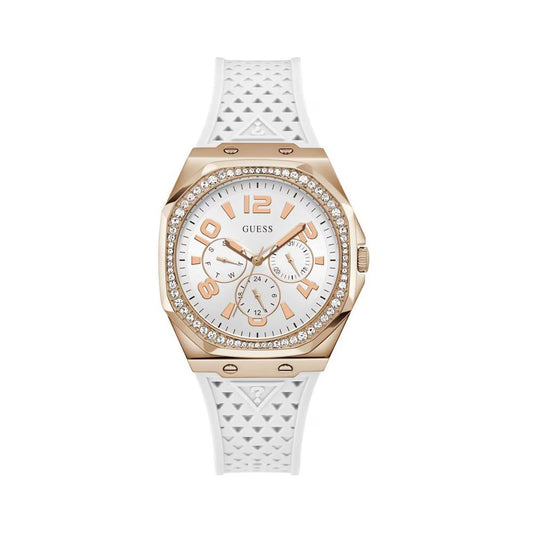 Montre Guess blanche en matière synthétique