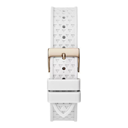 Montre Guess blanche en matière synthétique