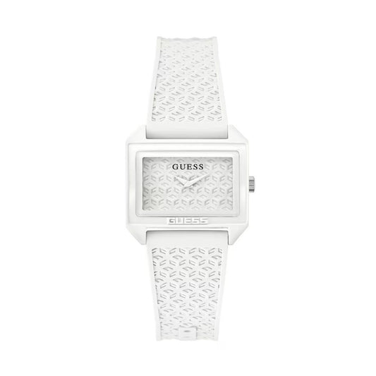 Montre Guess blanche en matière synthétique
