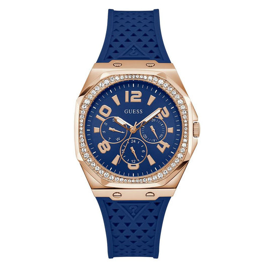 Guess Blauw Synthetisch Armbandhorloge