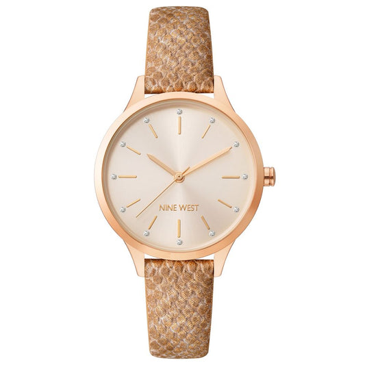 Montre en cuir multicolore Nine West - Élégante et tendance