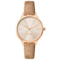 Nine West Multicolor Leather Dress Watch
