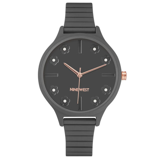 Montre en Aluminium Grise Nine West - Élégance et Modernité