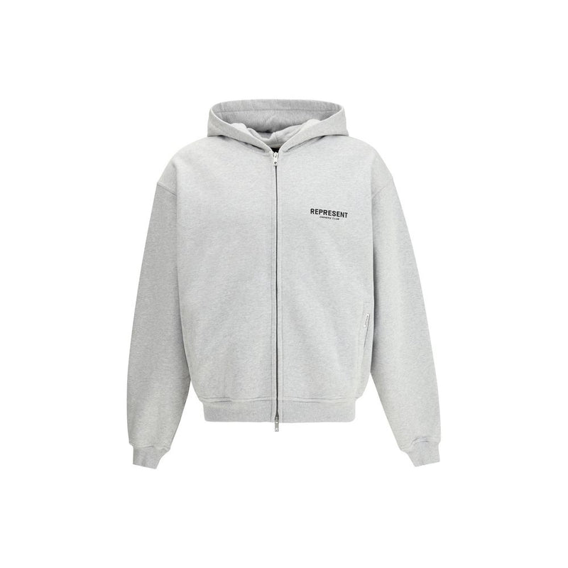 Grijze katoenen sweatshirt