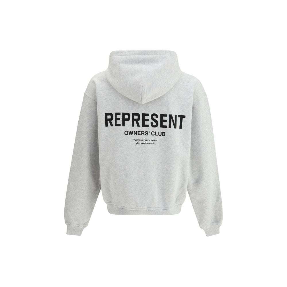 Sweat-shirt en coton gris Represent