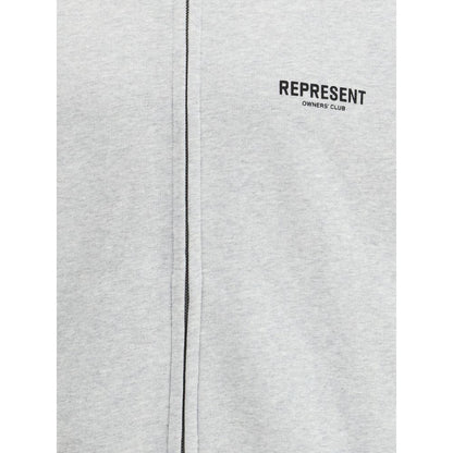 Sweat-shirt en coton gris Represent