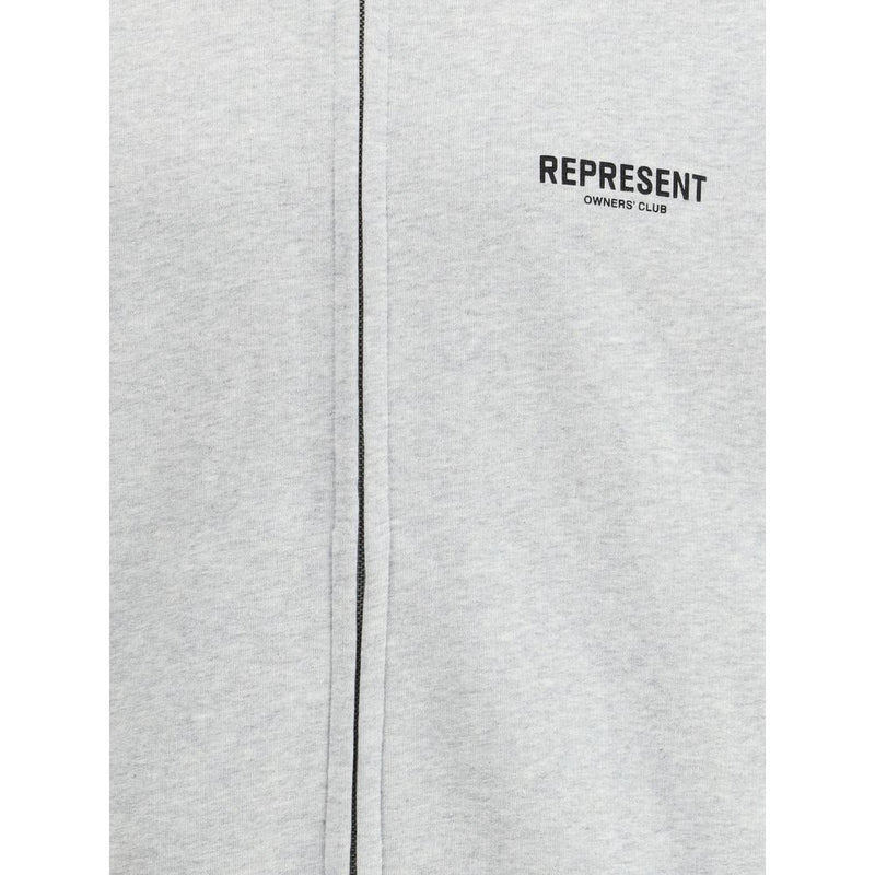 Grijze katoenen sweatshirt