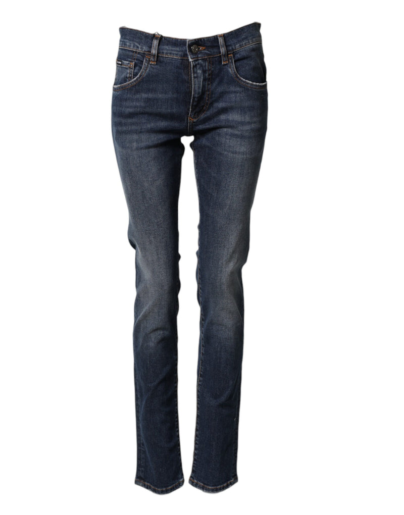 Jean skinny en coton stretch bleu pour homme de Dolce &amp; Gabbana