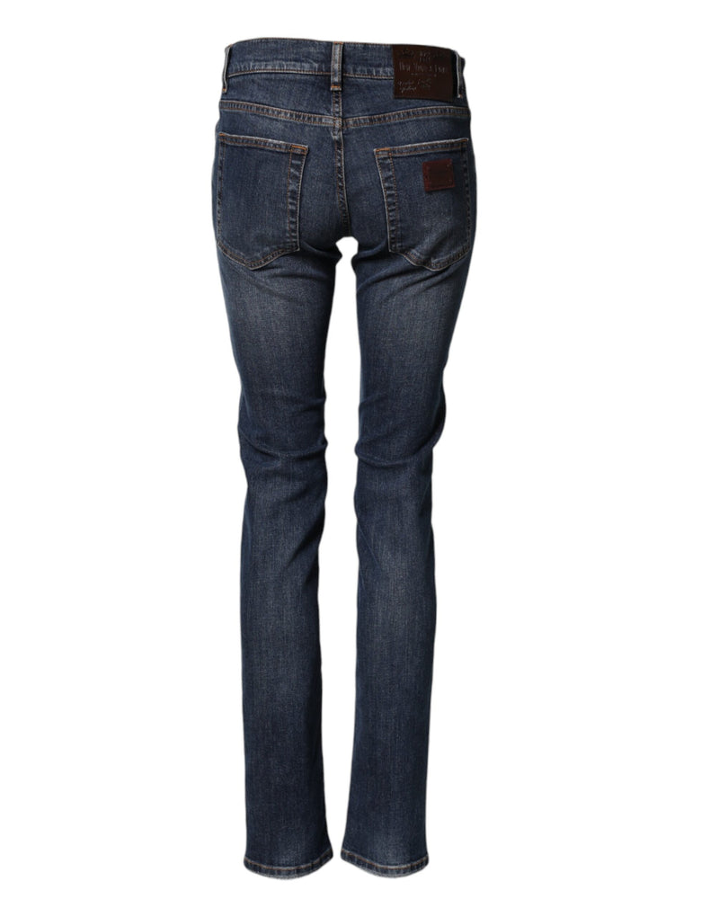 Jean skinny en coton stretch bleu pour homme de Dolce &amp; Gabbana