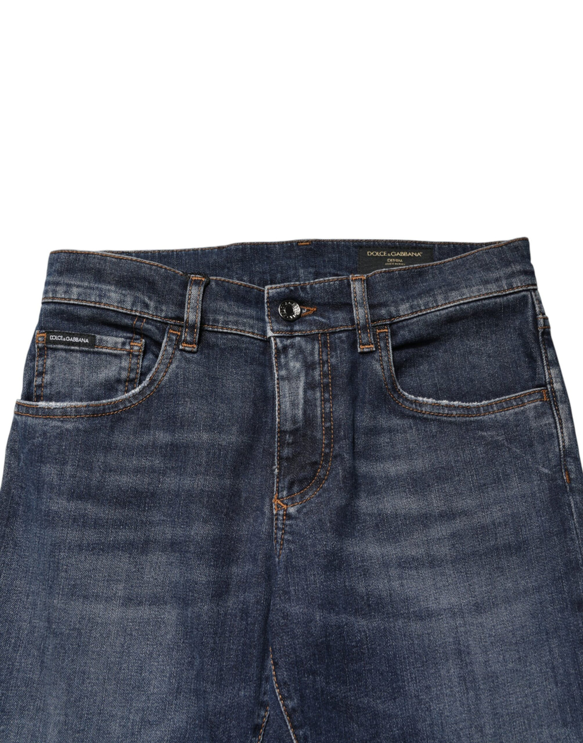 Jean skinny en coton stretch bleu pour homme de Dolce &amp; Gabbana