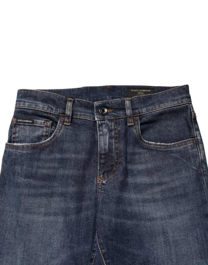 Jean skinny en coton stretch bleu pour homme de Dolce &amp; Gabbana