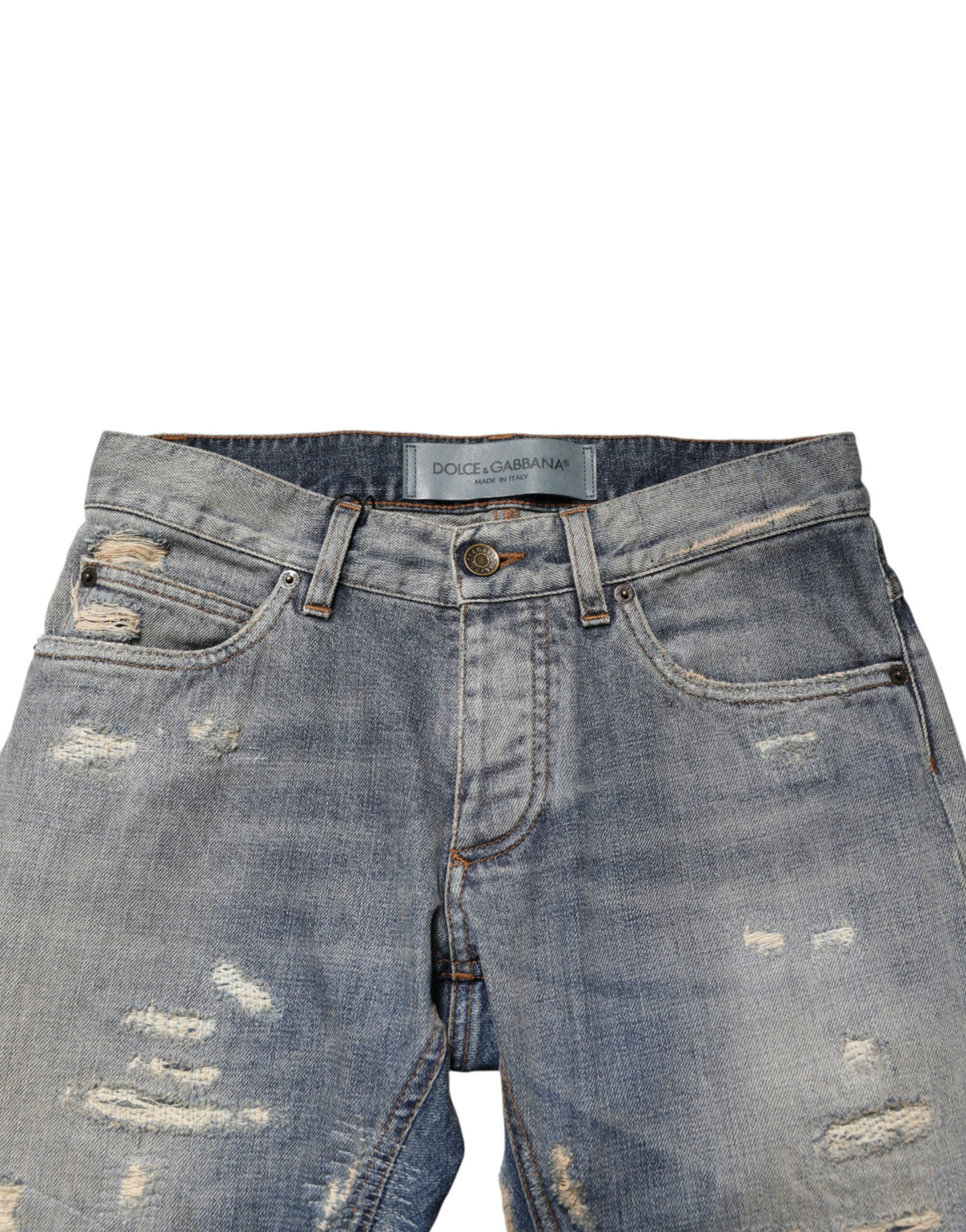 Jean skinny bleu délavé pour homme Dolce &amp; Gabbana