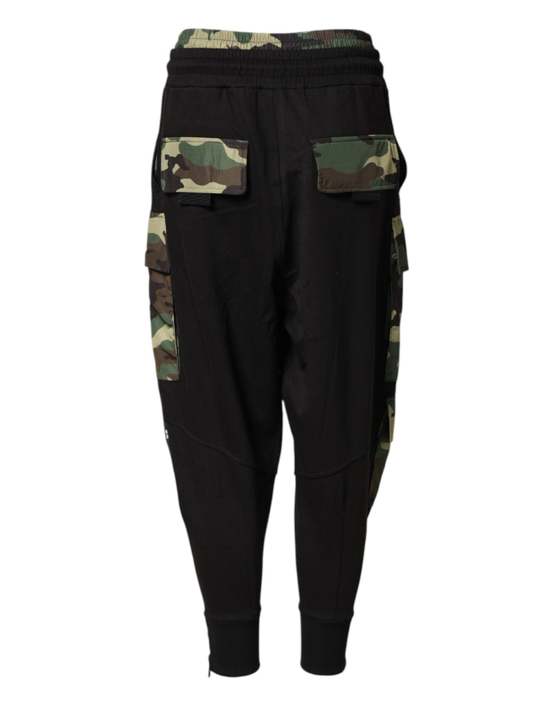 Pantalon cargo de jogging camouflage multicolore Dolce &amp; Gabbana pour homme