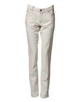 Jean skinny en coton blanc Dolce &amp; Gabbana pour homme