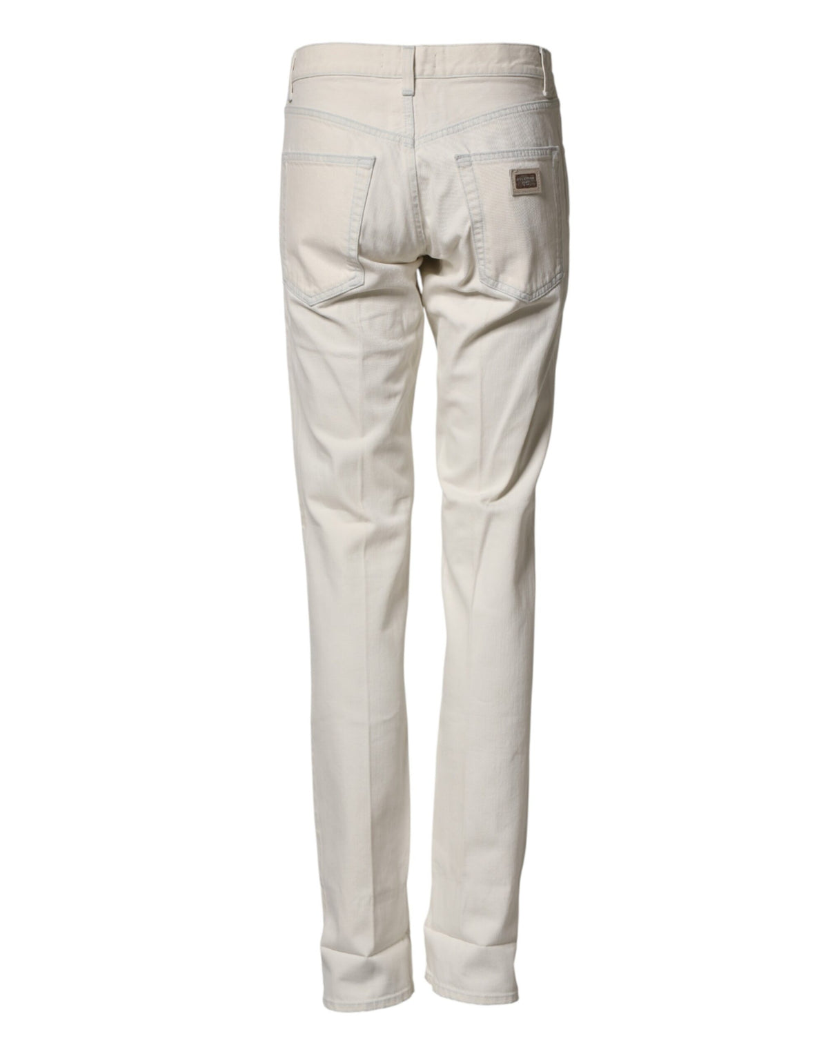 Jean skinny en coton blanc Dolce &amp; Gabbana pour homme
