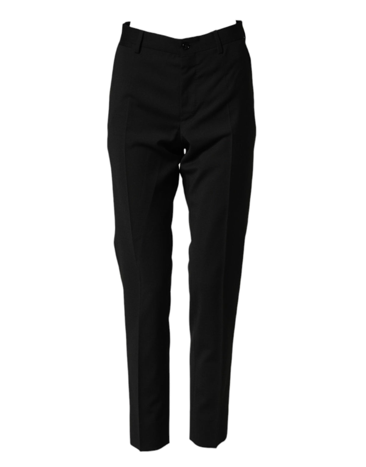 Pantalon tailleur noir en laine pour homme Dolce &amp; Gabbana