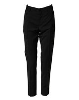 Pantalon tailleur noir en laine pour homme Dolce &amp; Gabbana