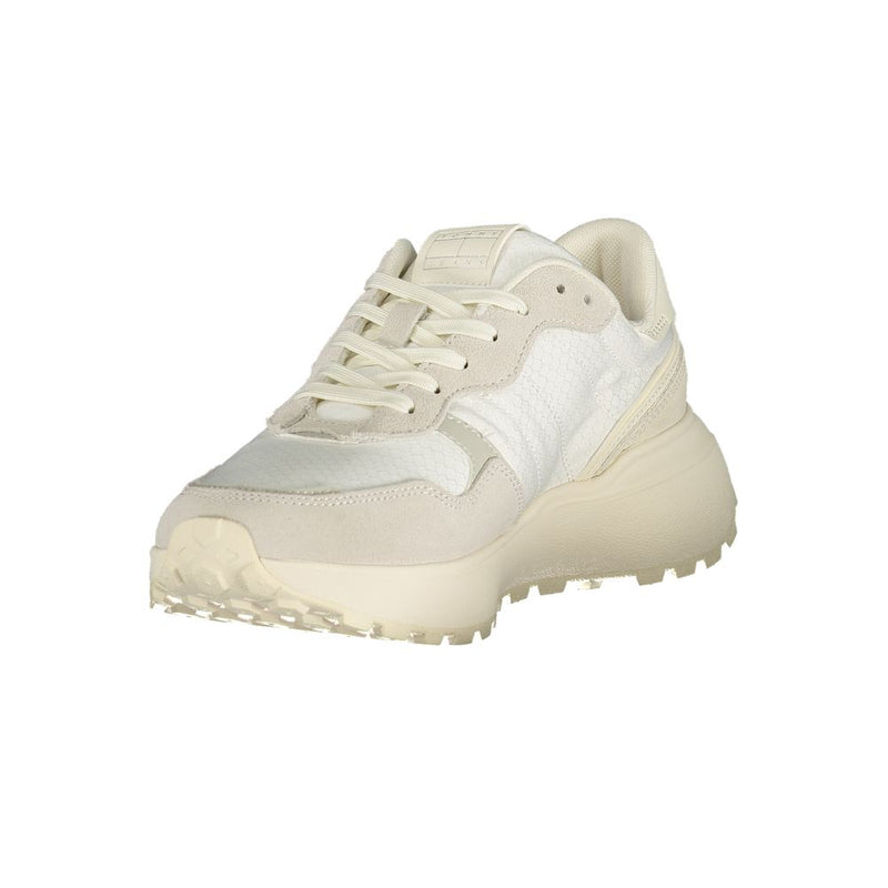 Tommy Hilfiger White Polyester Sneaker for Women