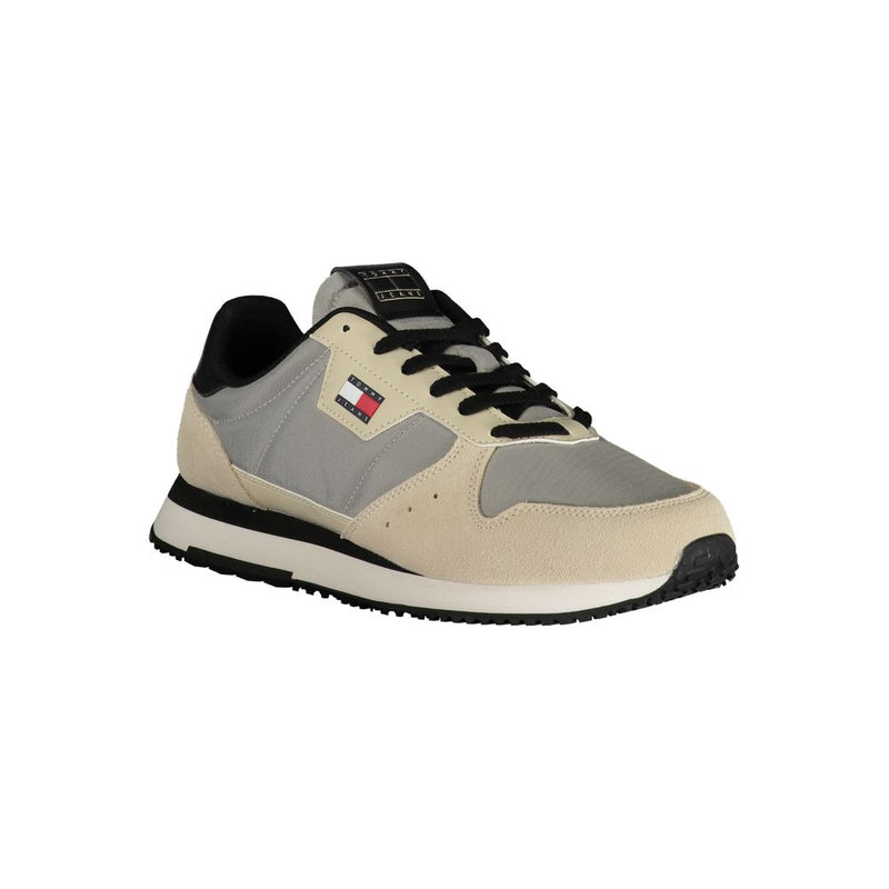 Tommy Hilfiger Gray Polyester Sneaker for Men