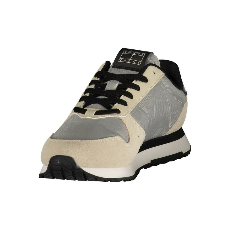 Tommy Hilfiger Gray Polyester Sneaker for Men