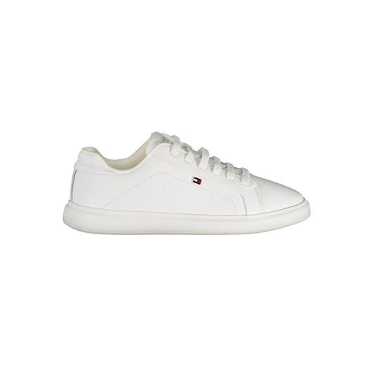 Tommy Hilfiger White Polyester Sneaker for Women