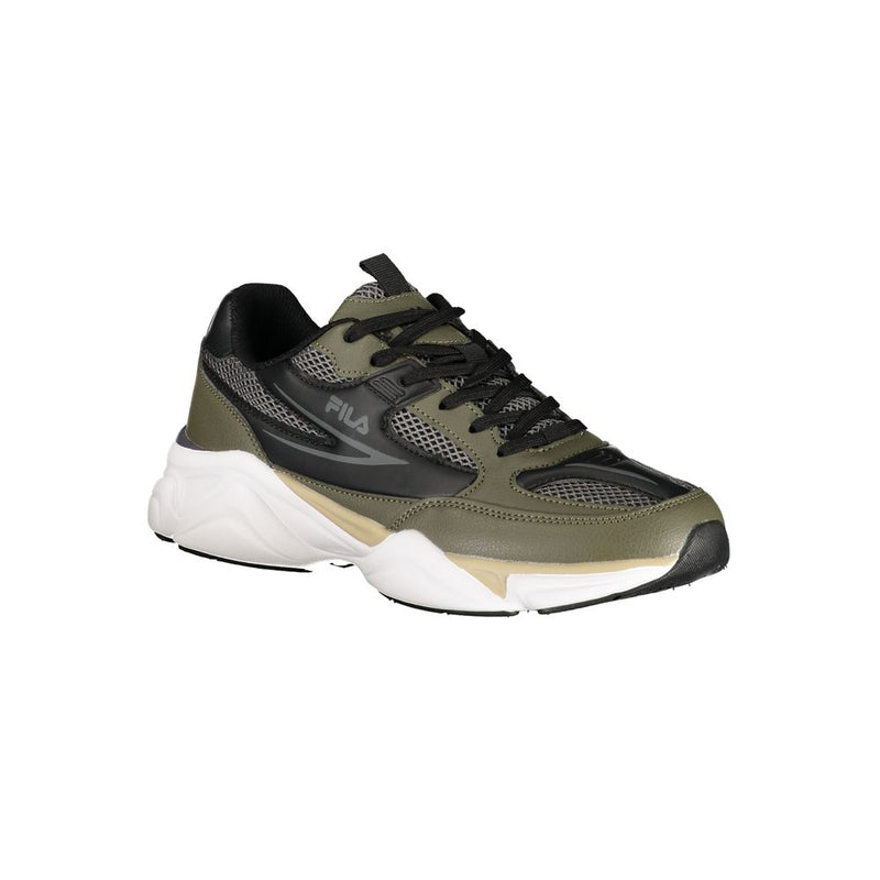 Fila Green Polyester Sneaker - Confort et Style Assurés