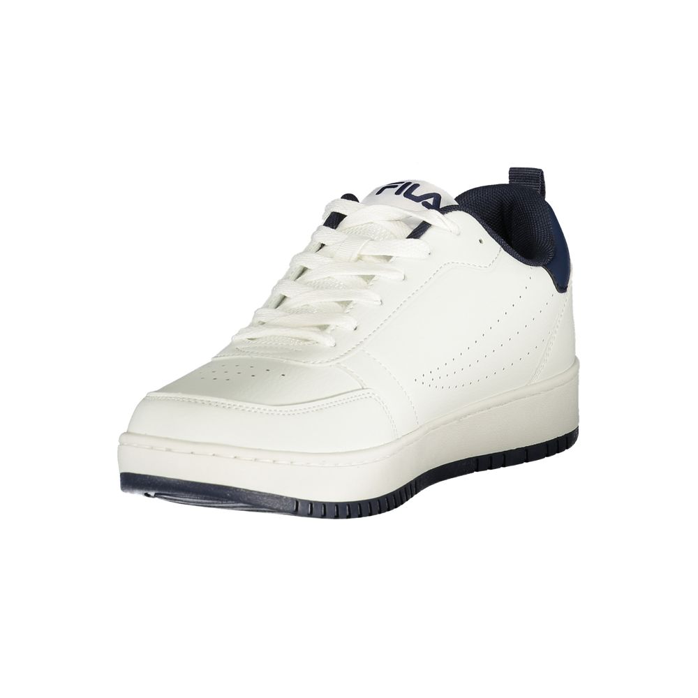 Fila White Polyester Sneaker - Comfort and Style Combined