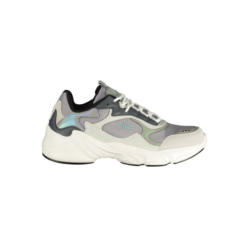 Fila Gray Polyester Sneaker - Comfort and Style for Everyday Use