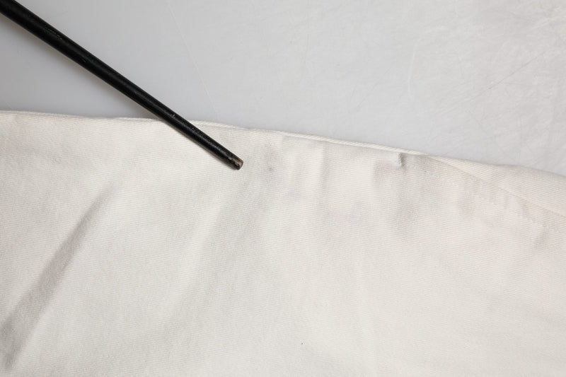 Pantalon Chino Droit Blanc en Coton Daniele Alessandrini