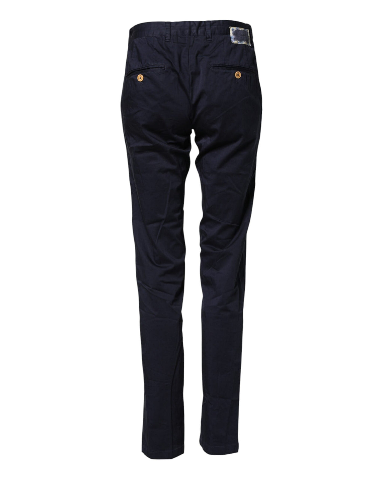Domenico Tagliente Pantalon Skinny Bleu Foncé en Coton pour Homme
