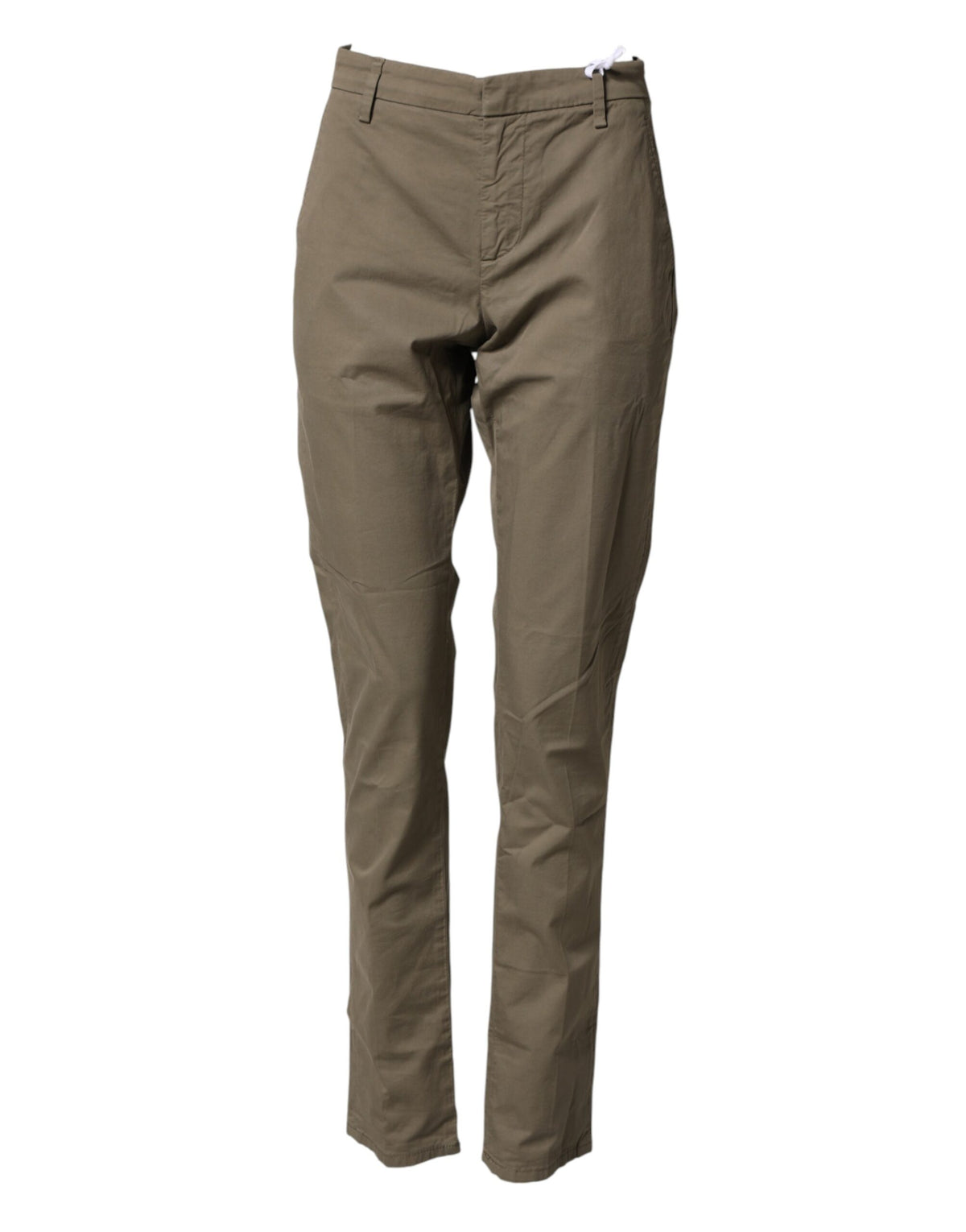 Pantalon Chino DONDUP Beige en Coton Stretch pour Homme
