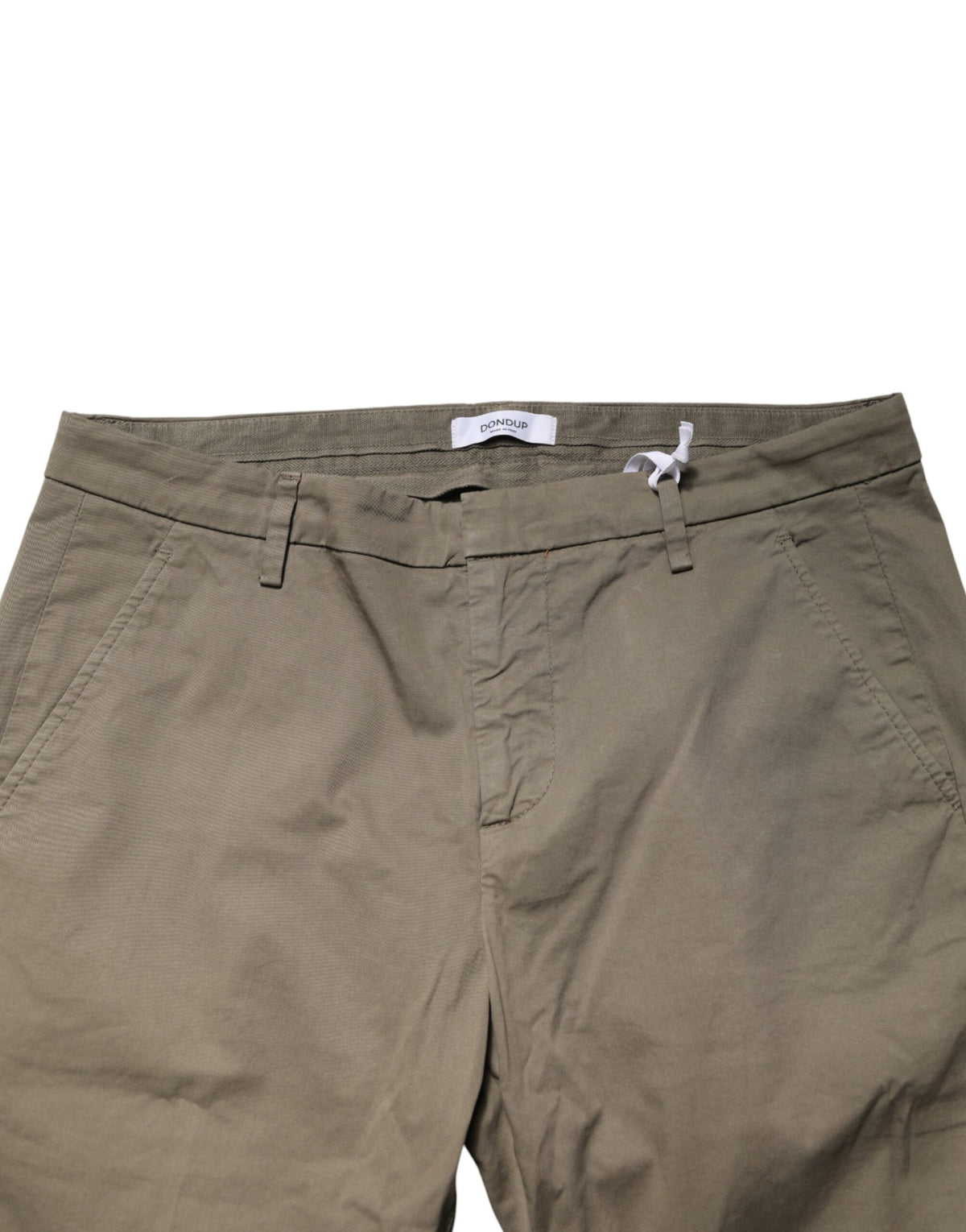 Pantalon Chino DONDUP Beige en Coton Stretch pour Homme